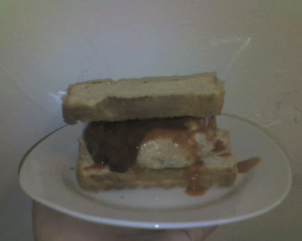 Post-ride turkey burger. - feature image